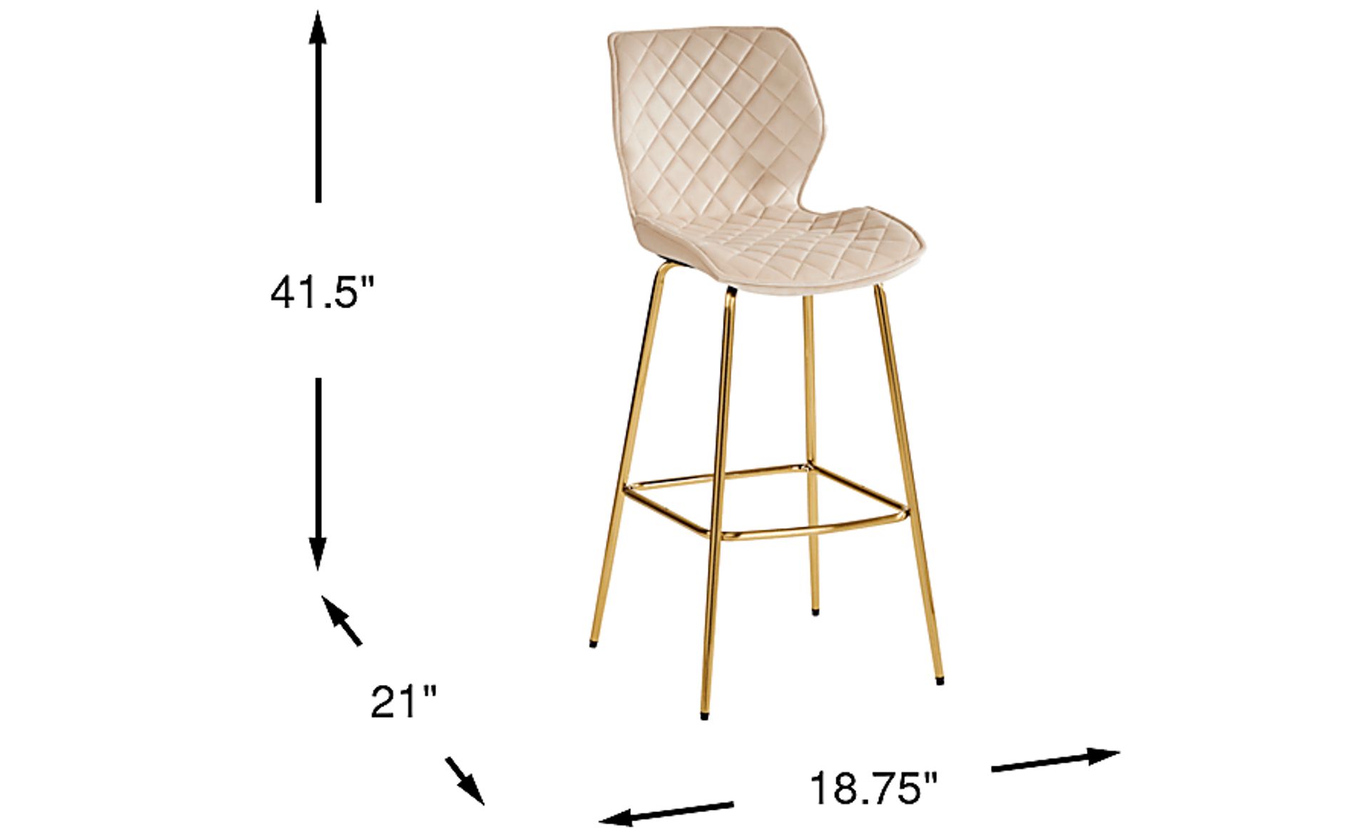 Dimension Image. Please refer to the Dimension Tab on this page for dimension details.