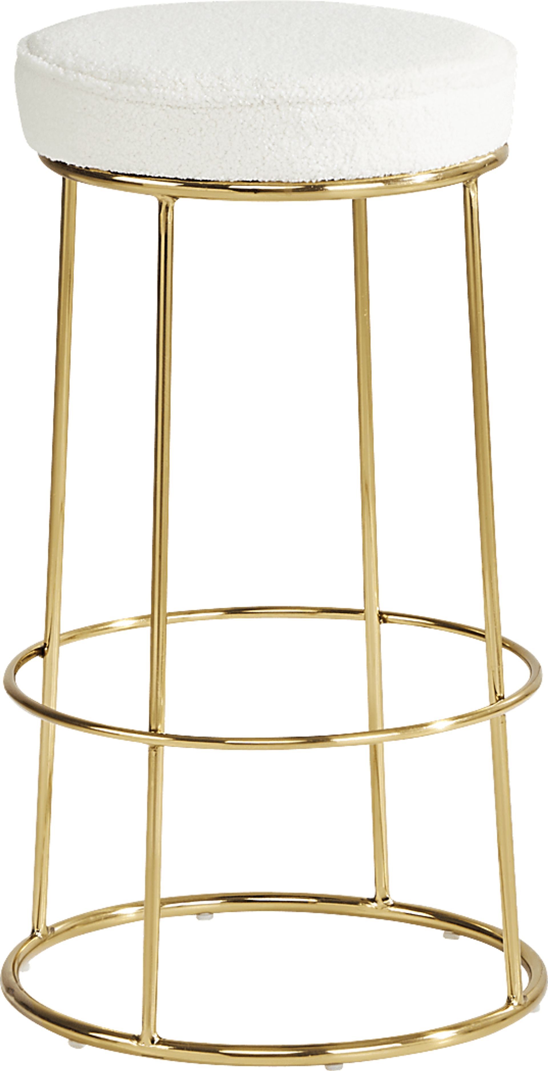 Alastor White Barstool - Image 1