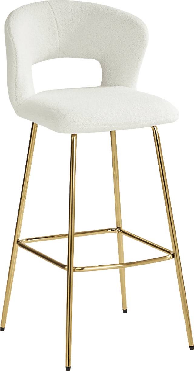 Alastor White Cut Out Barstool - Thumbnail - Image 1
