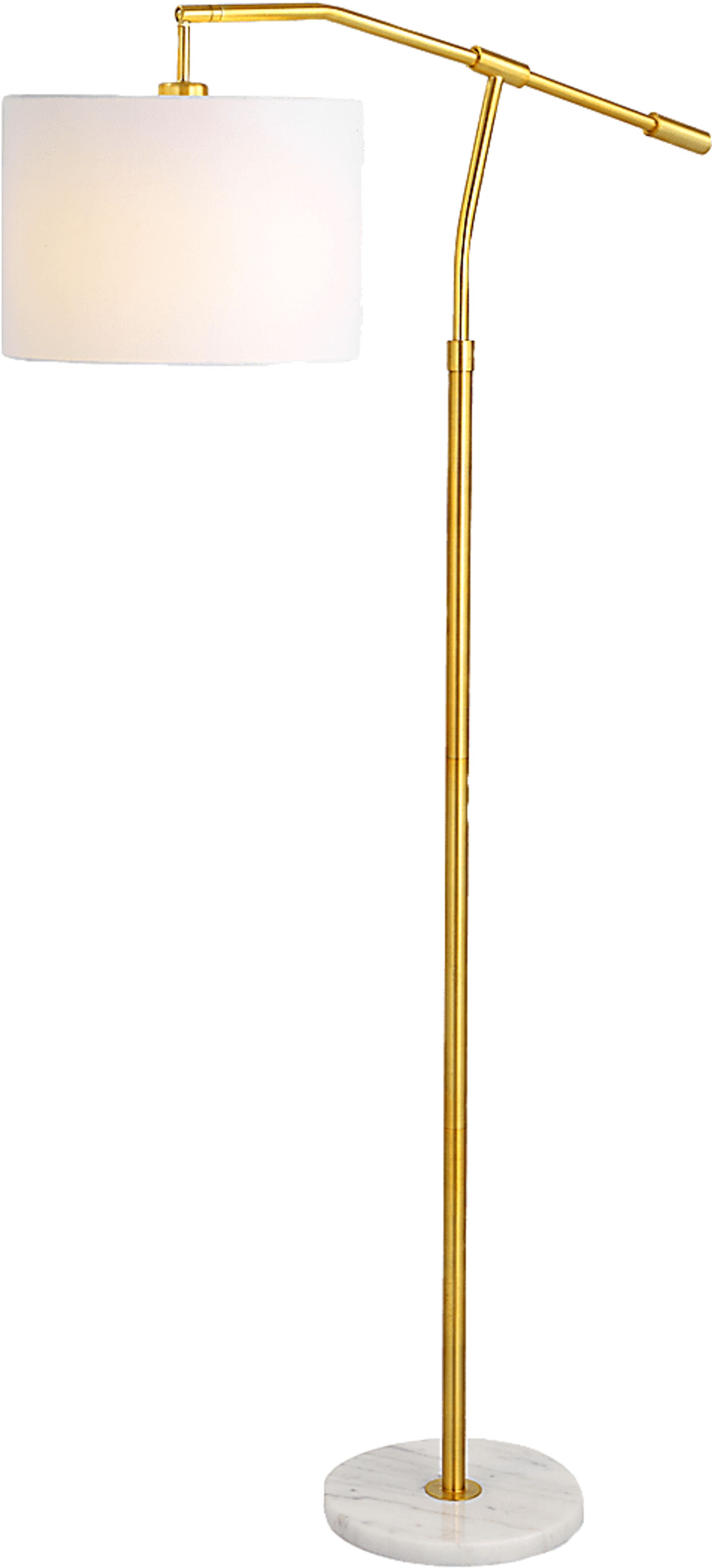 Alatka Drive Gold Floor Lamp - Image 4