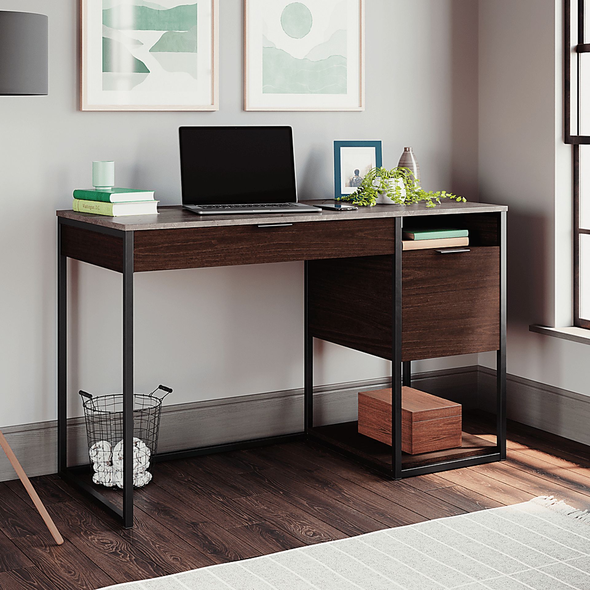 Alatna Brown Desk - Image 2