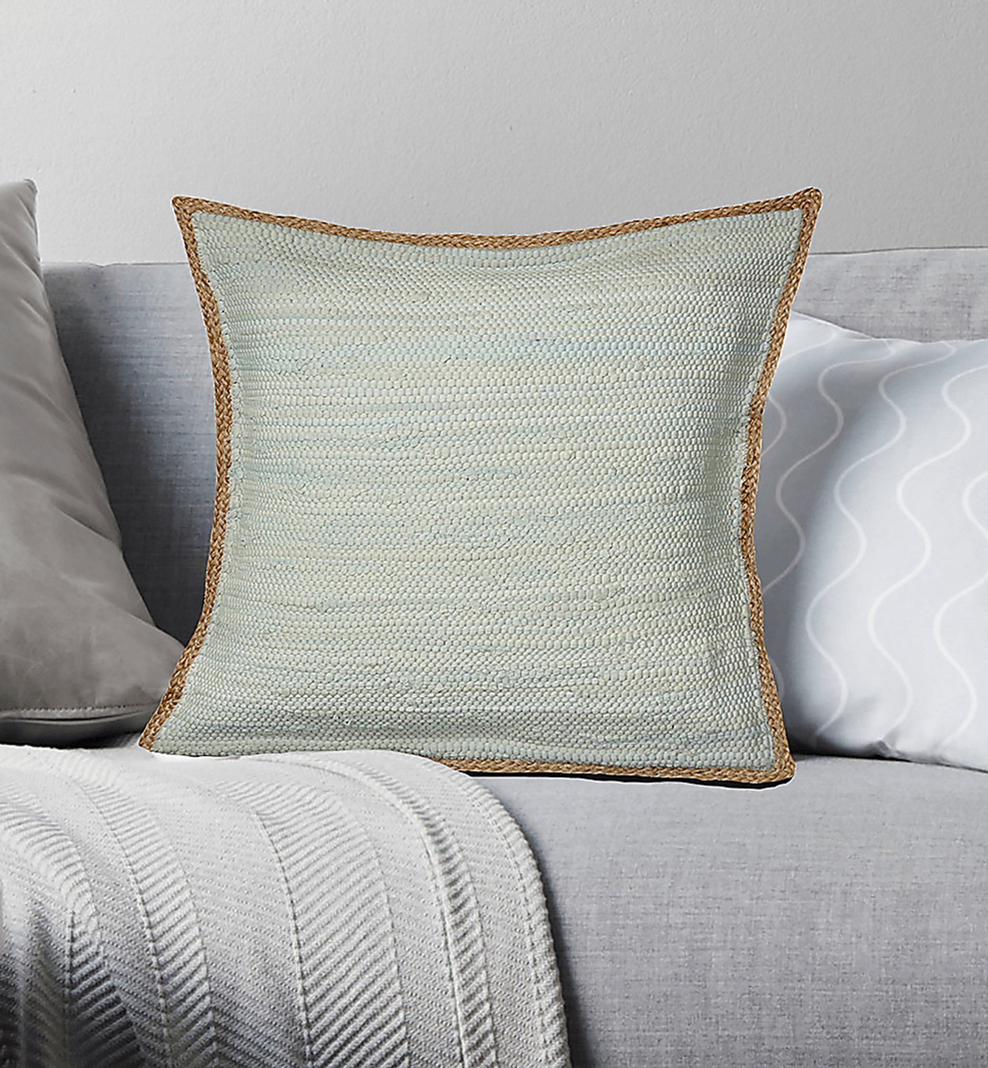 Alayan Seafoam Throw Pillow - Image 2