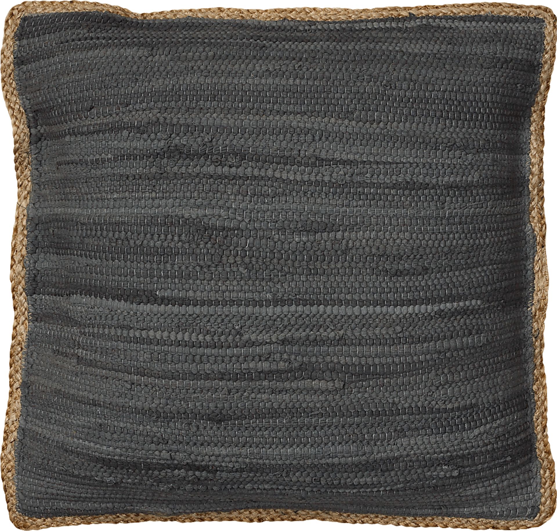Alayan Dark Gray Throw Pillow - Image 1
