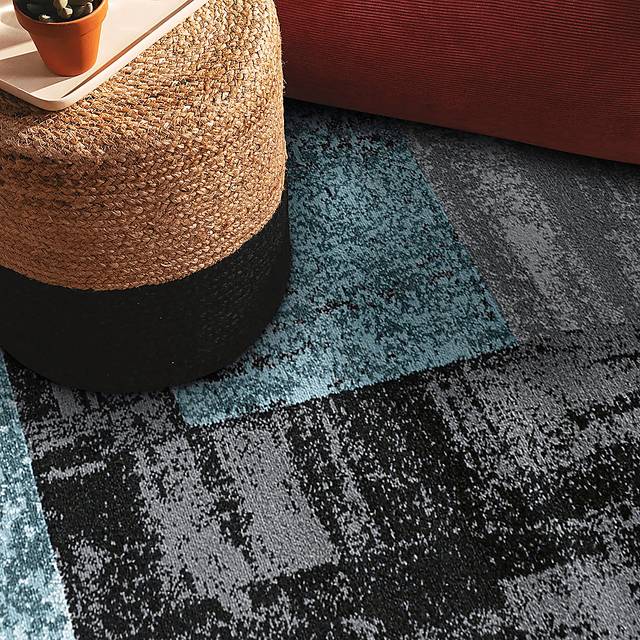 Alayno Teal 5'3 x 7'3 Rug - Thumbnail - Image 6