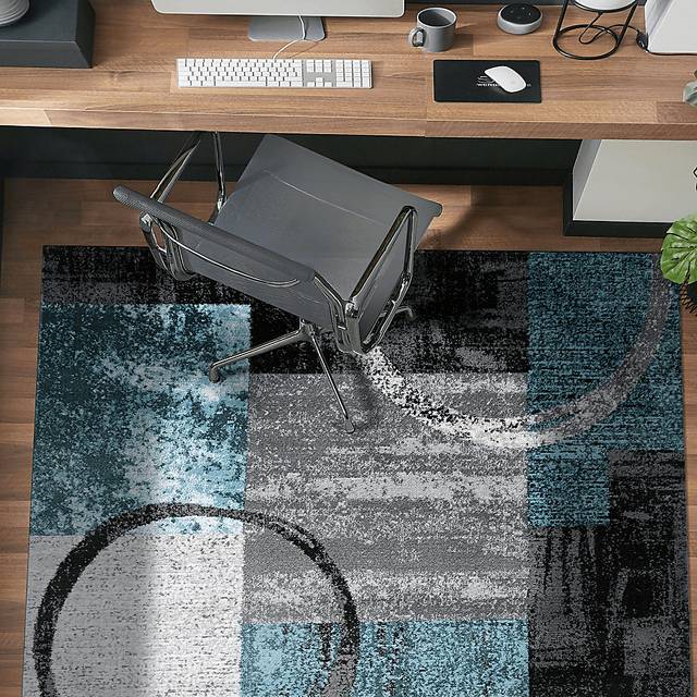 Alayno Teal 7'10 x 10'2 Rug - Thumbnail - Image 5