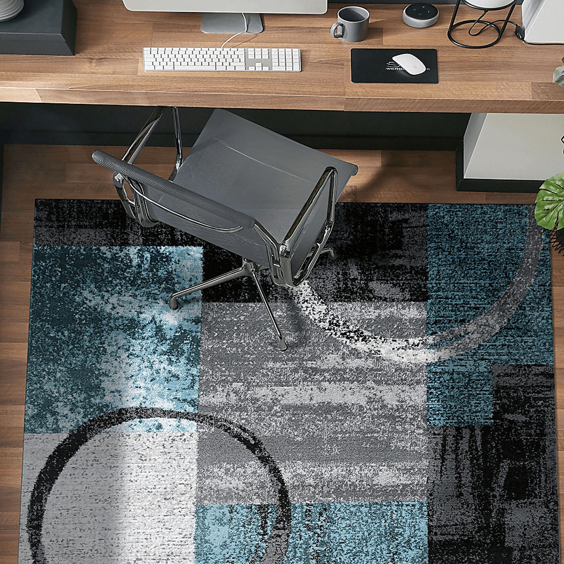 Alayno Teal 7'10 x 10'2 Rug - Image 5