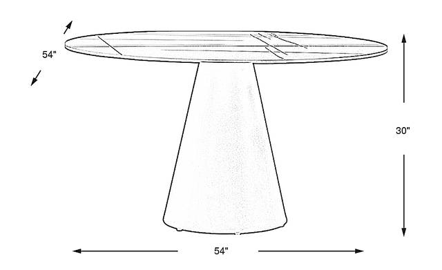 Dimension Image. Please refer to the Dimension Tab on this page for dimension details.