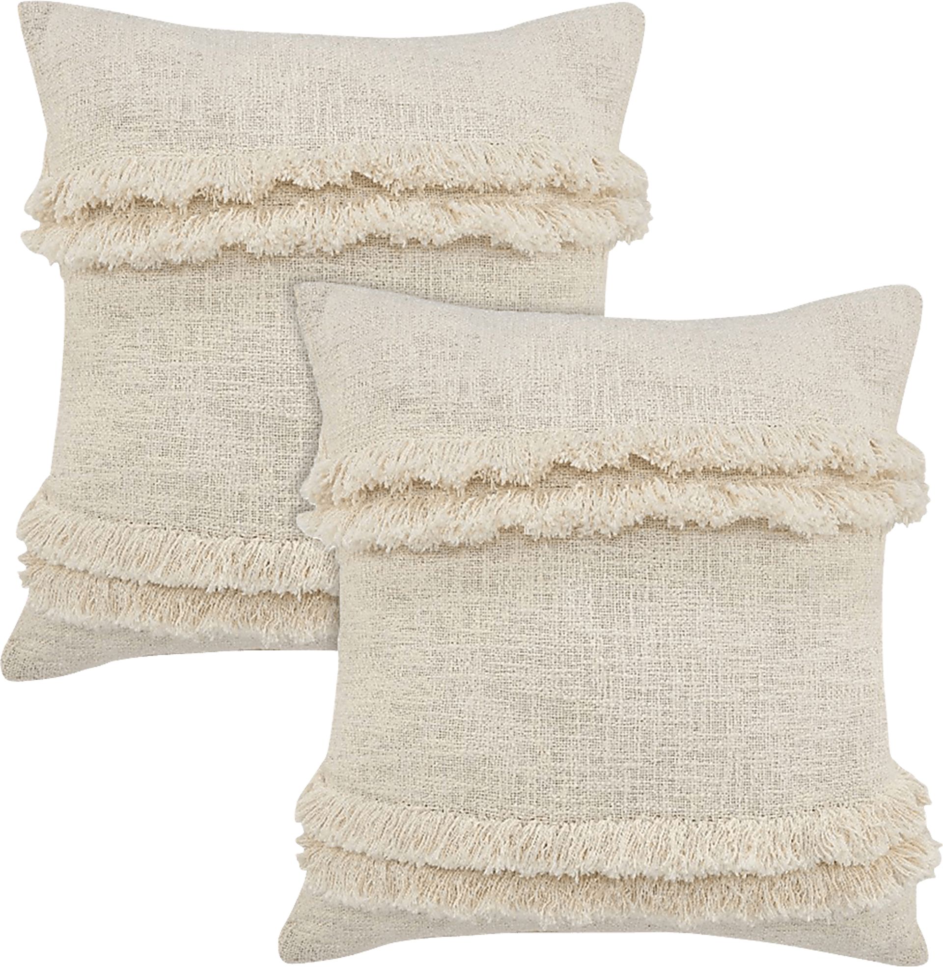 Albann Cream Pillow, Set of 2 - Image 1