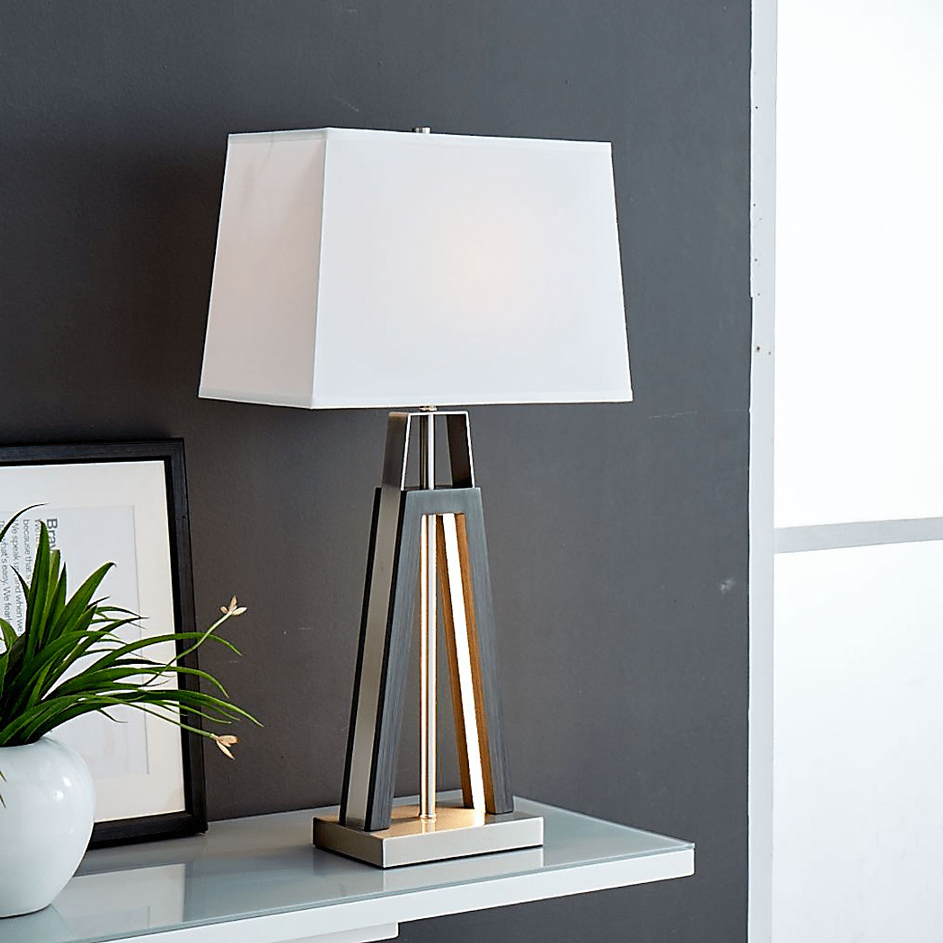 Albatross Point Gray Table Lamp - Image 5