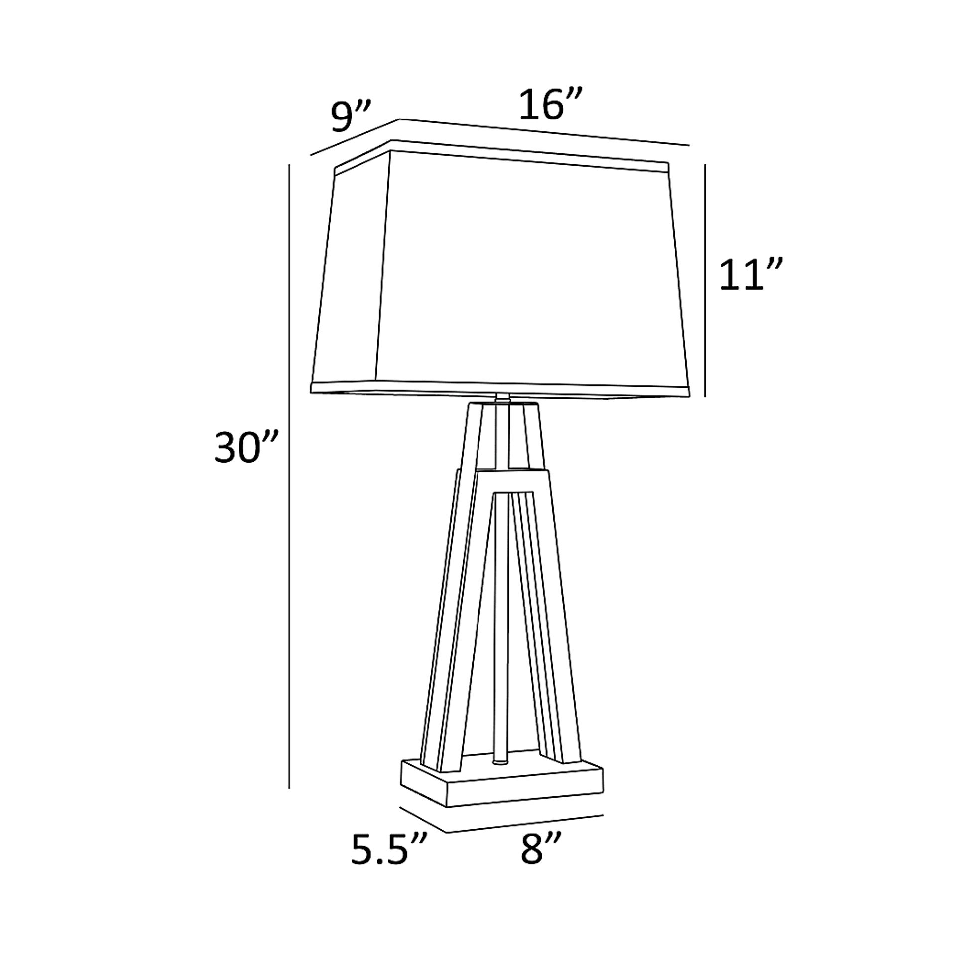 Albatross Point Gray Table Lamp - Image 6