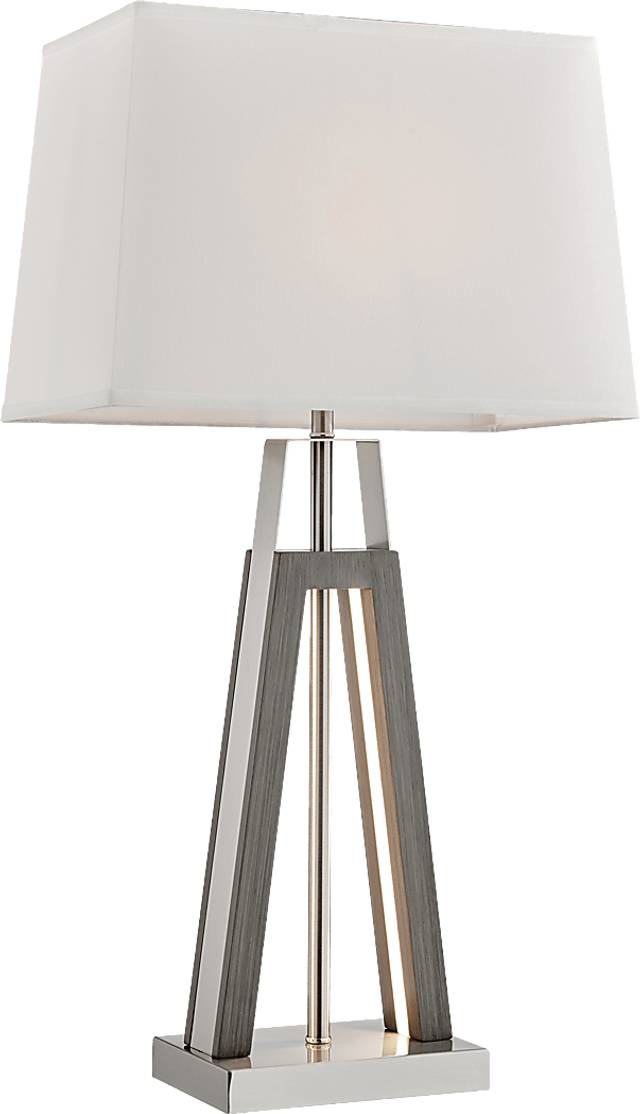 Albatross Point Gray Table Lamp - Thumbnail - Image 1