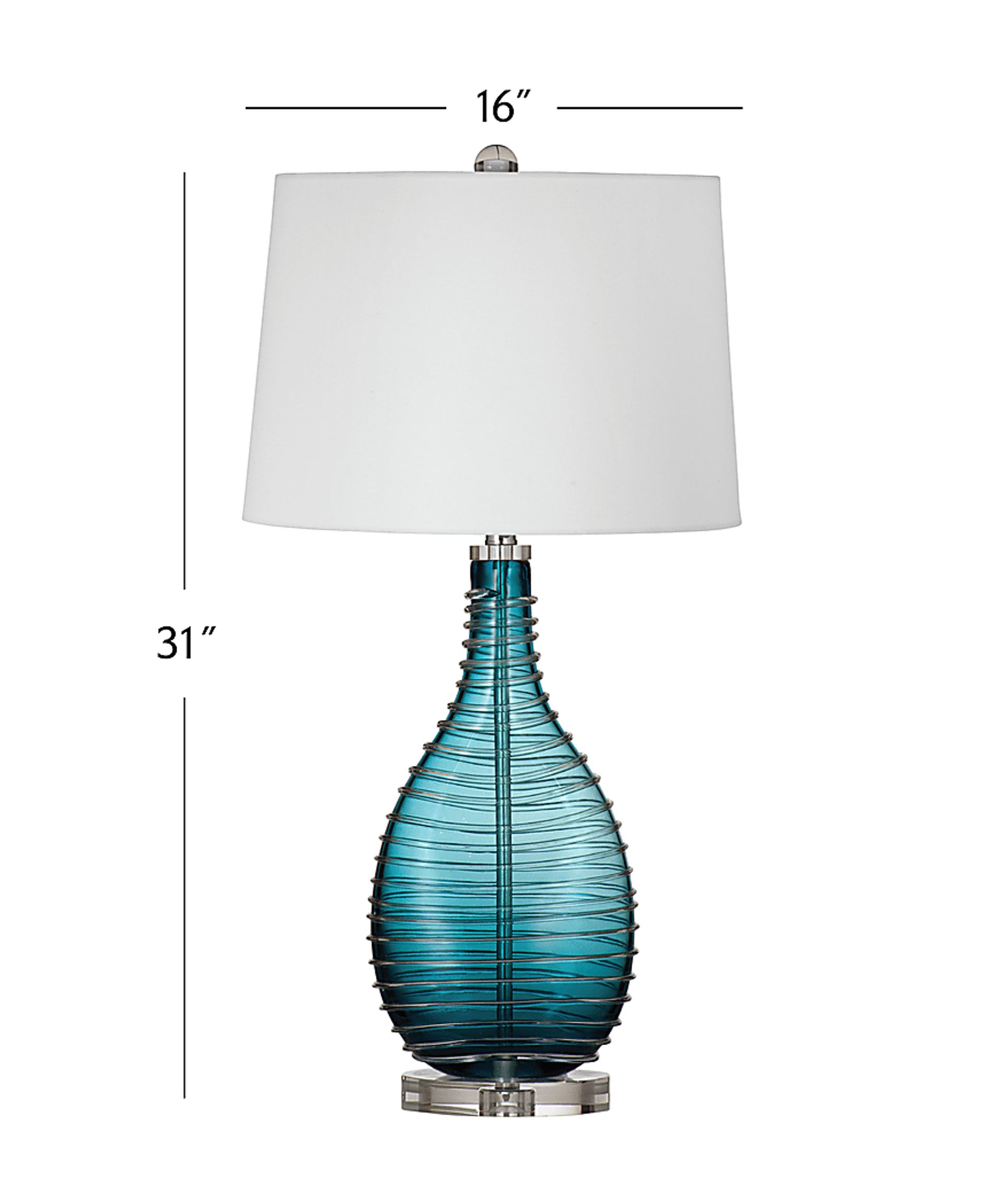 Albatross Road Blue Lamp - Image 4