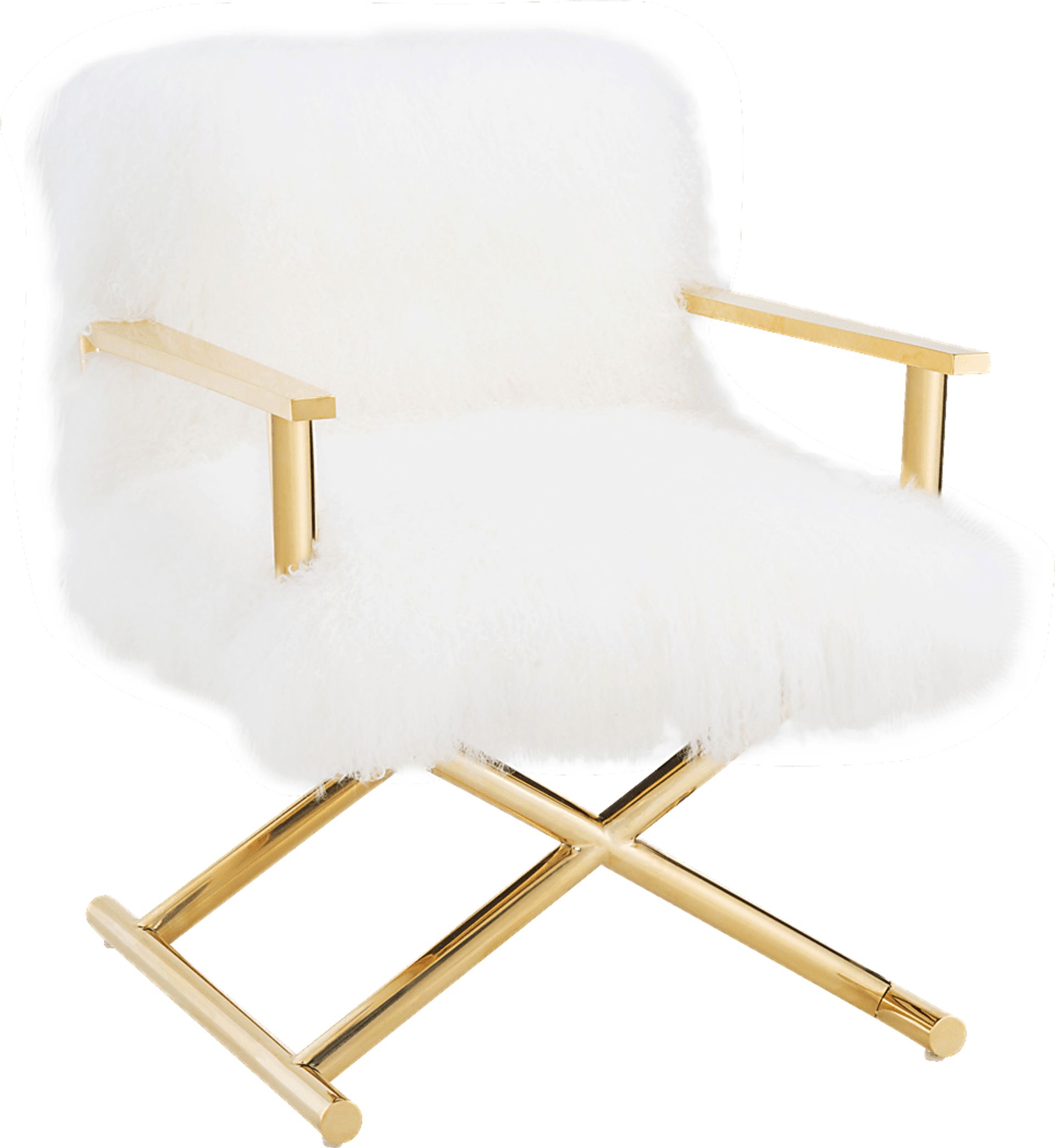 Albee White Accent Chair - Image 1