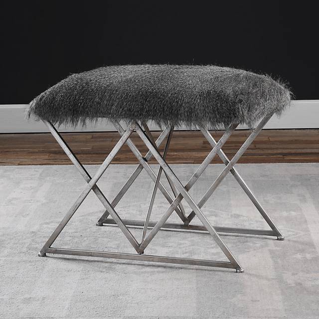 Albercorn Gray Accent Bench - Thumbnail - Image 4