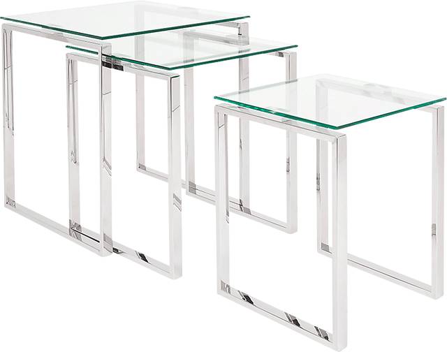 Albermale Gray Nesting End Table, Set of 3 - Thumbnail - Image 1