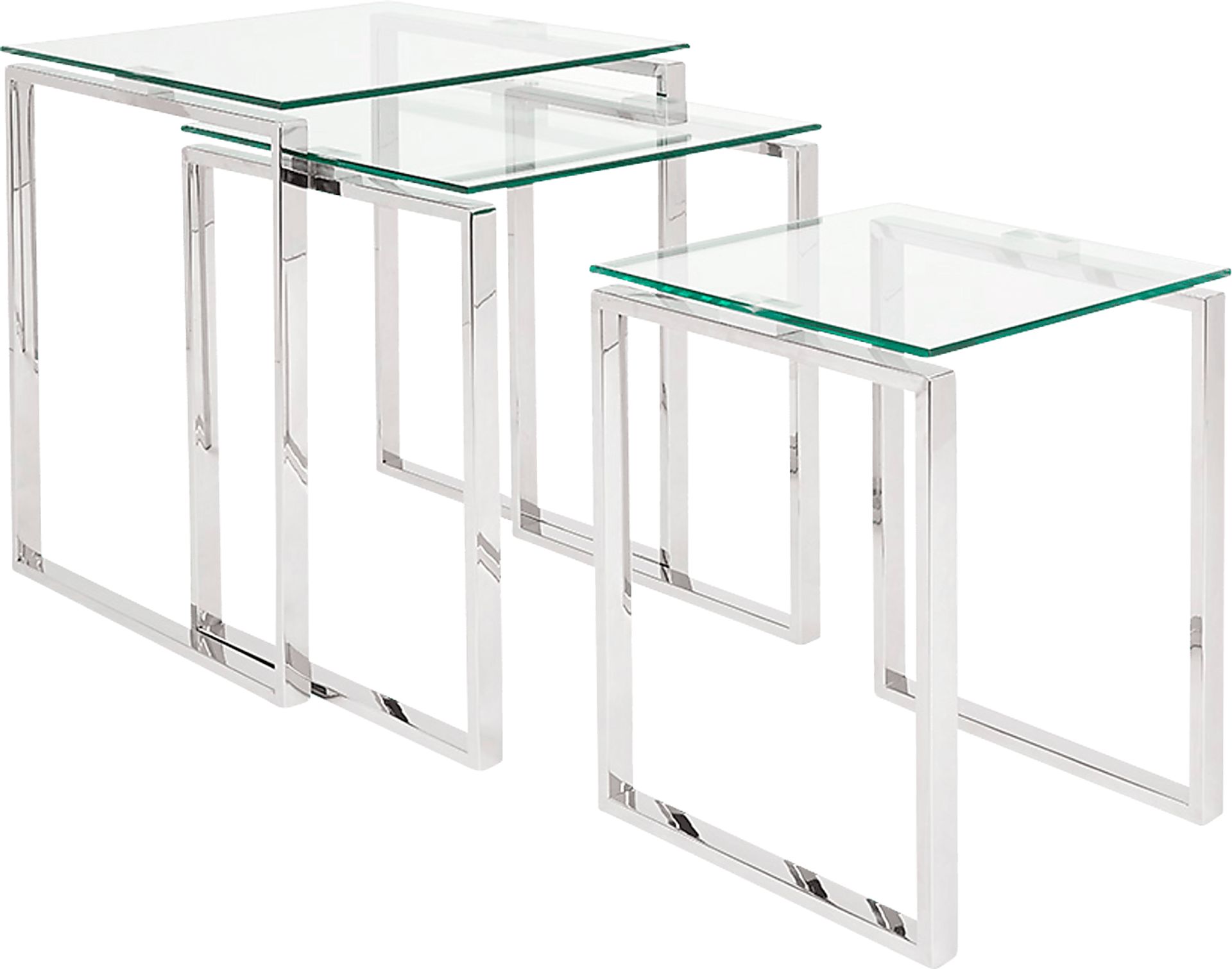 Albermale Gray Nesting End Table, Set of 3 - Image 1