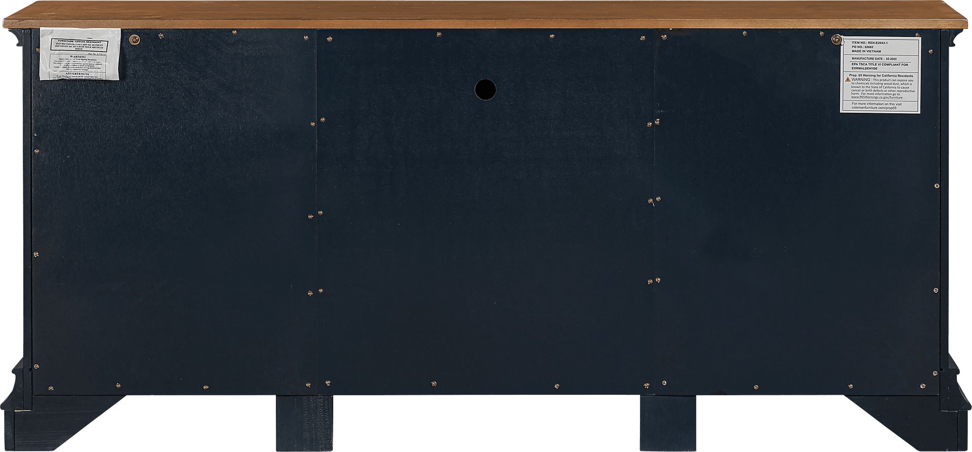 Albermarle Blue 68.5 in. Console - Image 7