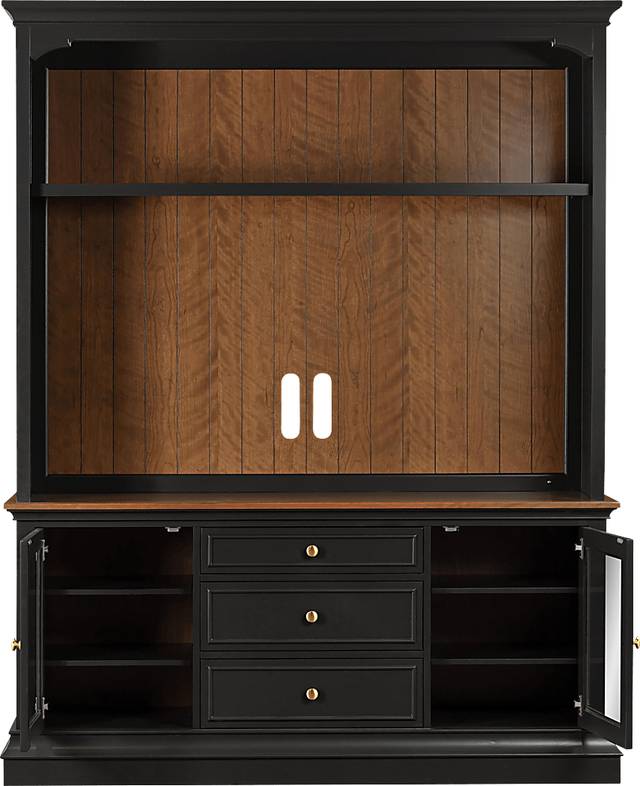 Albermarle Charcoal 2 Pc Wall Unit with 68.5 in. Console - Thumbnail - Image 11