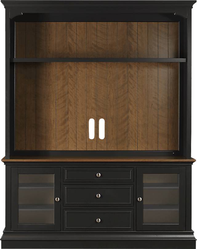 Albermarle Charcoal 2 Pc Wall Unit with 68.5 in. Console - Thumbnail - Image 3