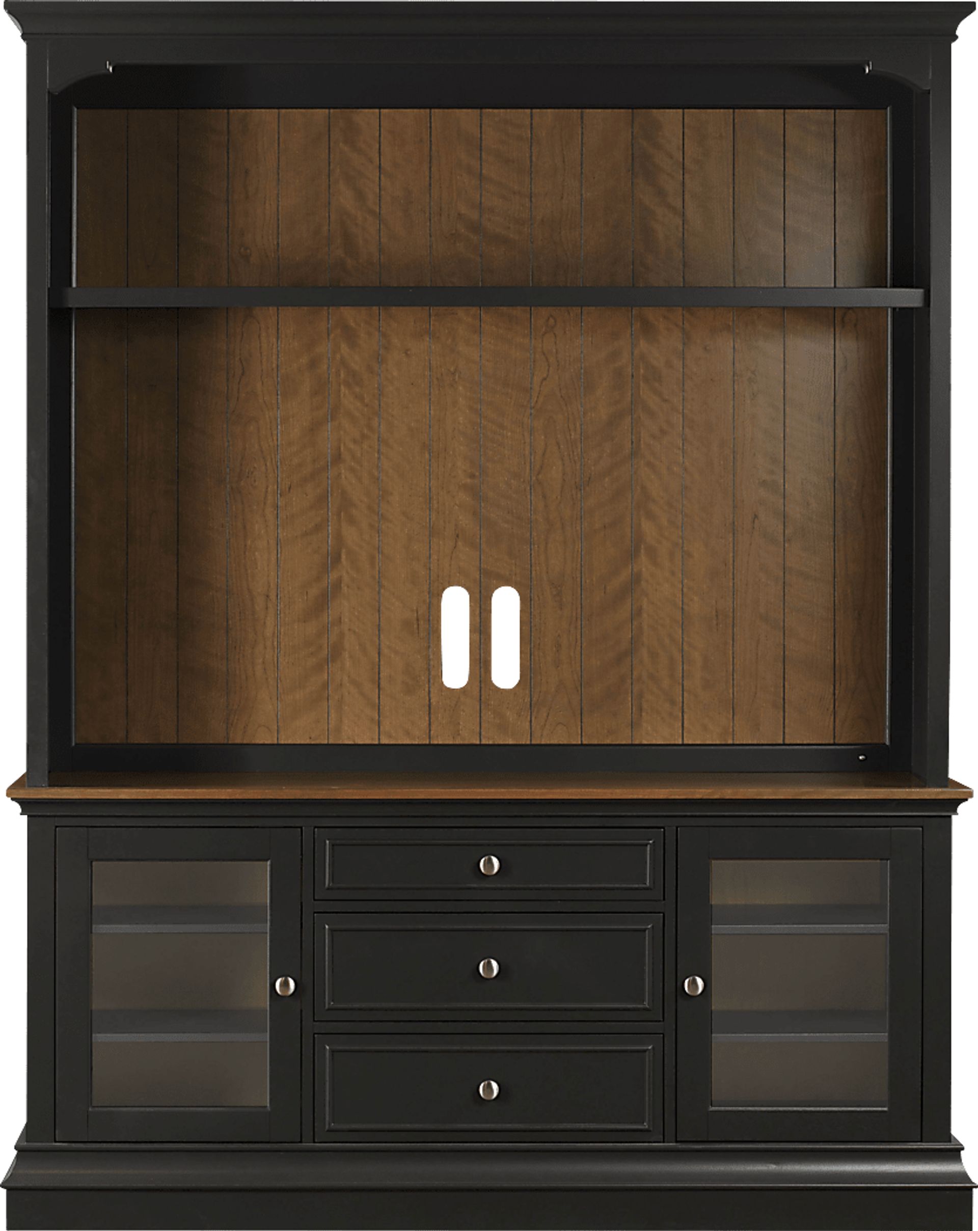 Albermarle Charcoal 2 Pc Wall Unit with 68.5 in. Console - Image 3