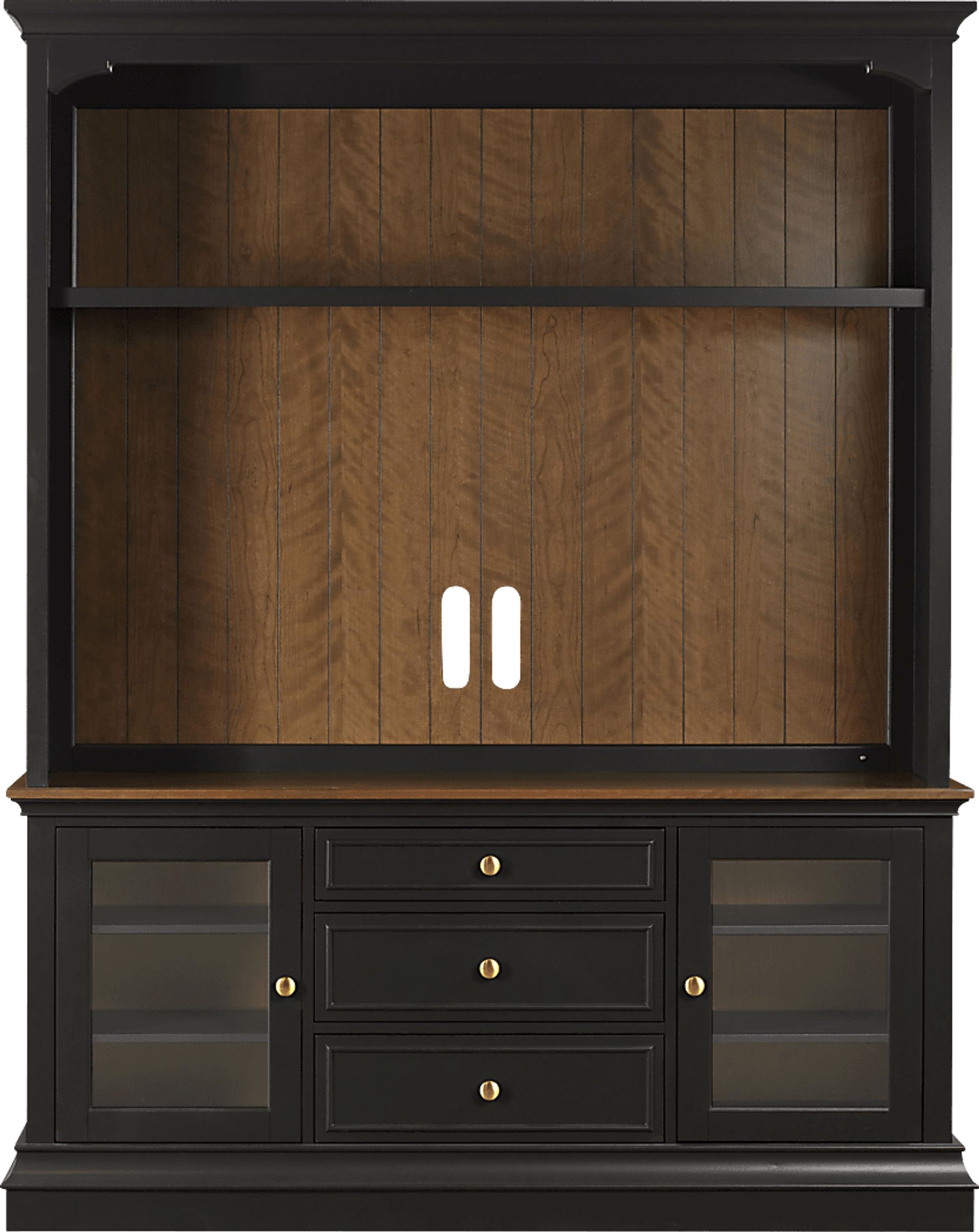 Albermarle Charcoal 2 Pc Wall Unit with 68.5 in. Console - Image 1