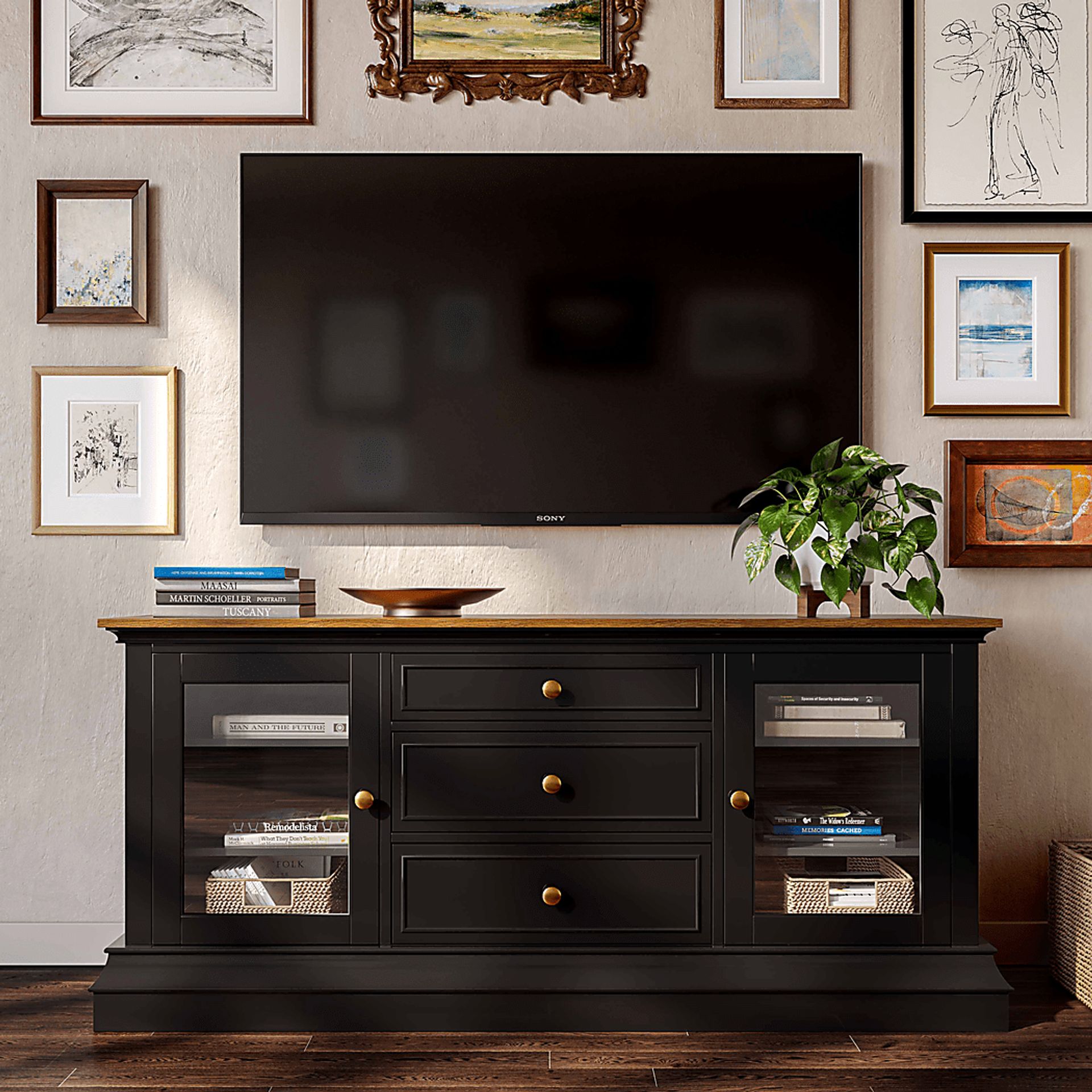Albermarle Charcoal 68.5 in. Console - Image 2