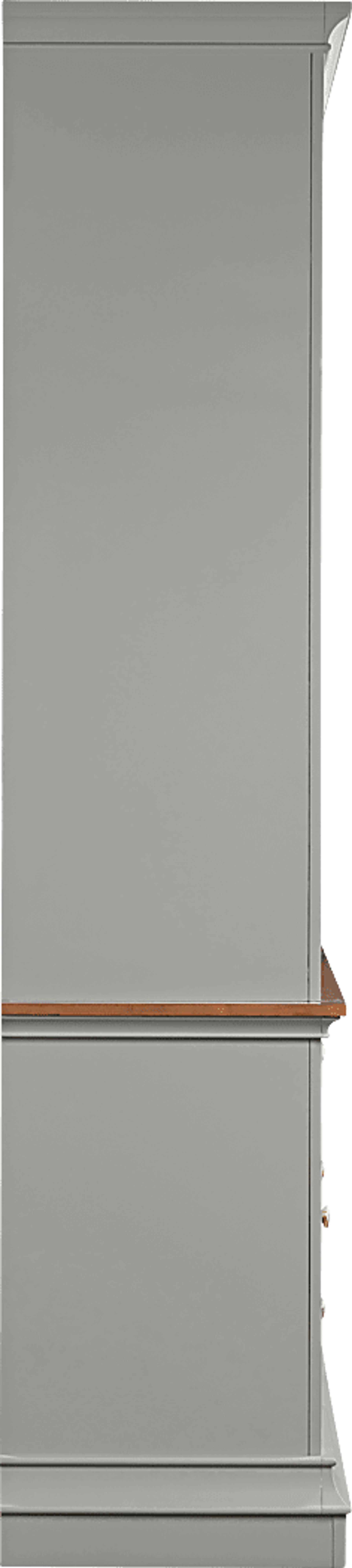 Albermarle Gray 2 Pc Wall Unit with 68.5 in. Console - Image 8