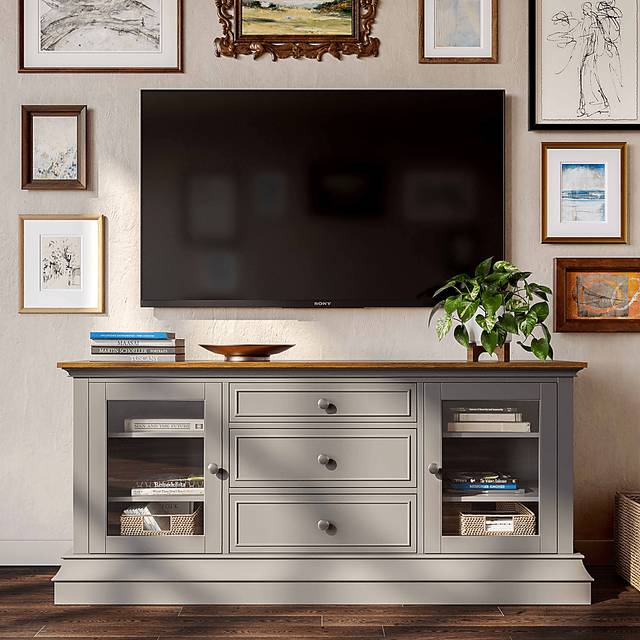 Albermarle Gray 68.5 in. Console - Thumbnail - Image 9