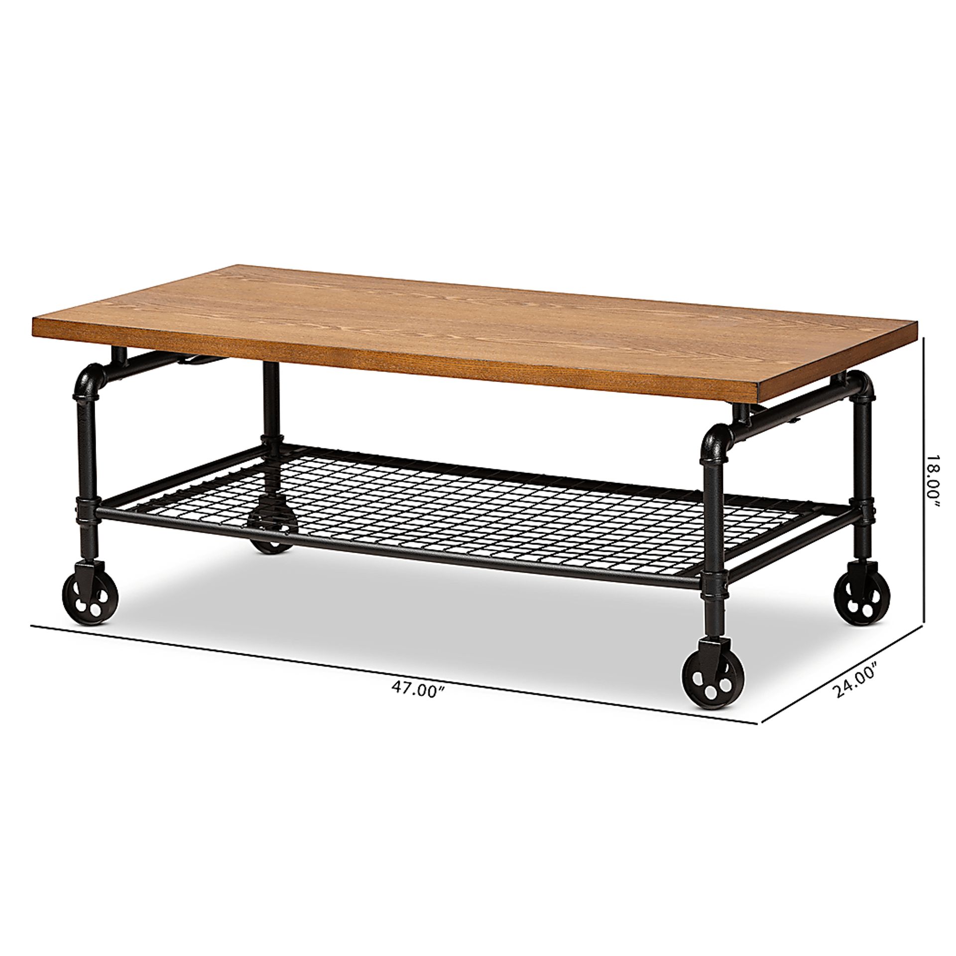 Albia Brown Cocktail Table - Image 7