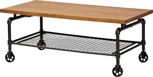 Albia Brown Cocktail Table - Thumbnail - Image 1