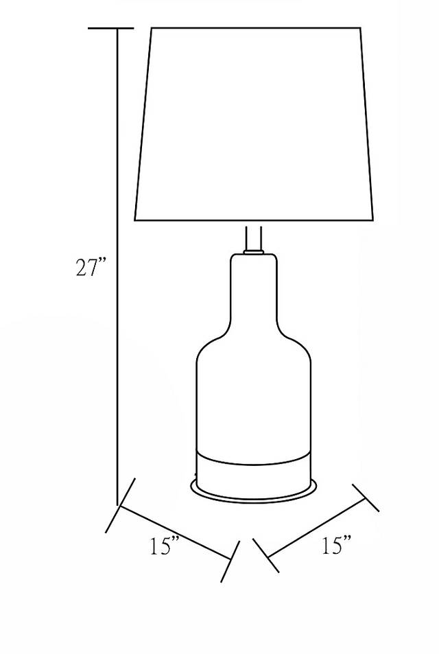 Albie Drive Gray Lamp - Thumbnail - Image 7