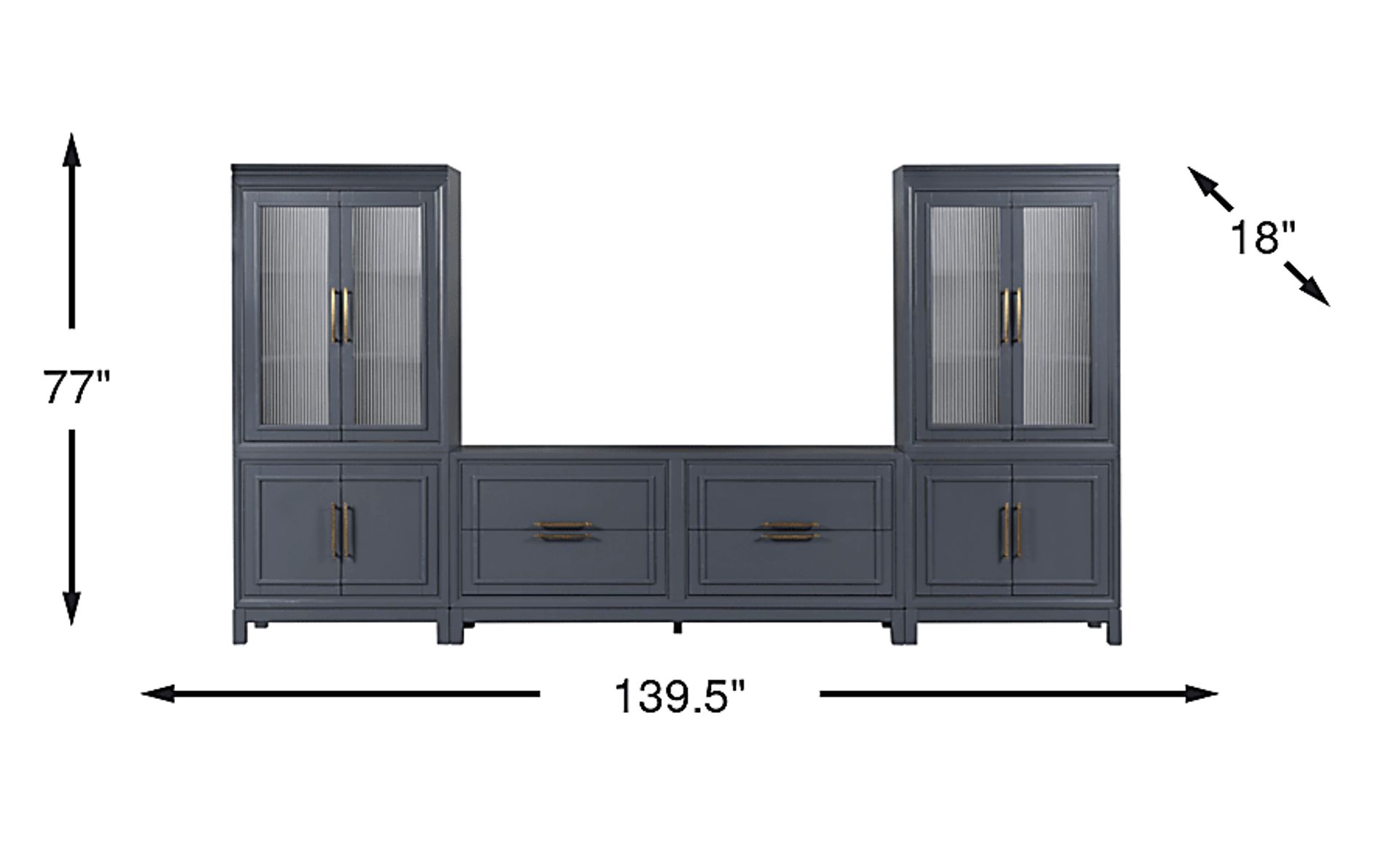 Dimension Image. Please refer to the Dimension Tab on this page for dimension details.