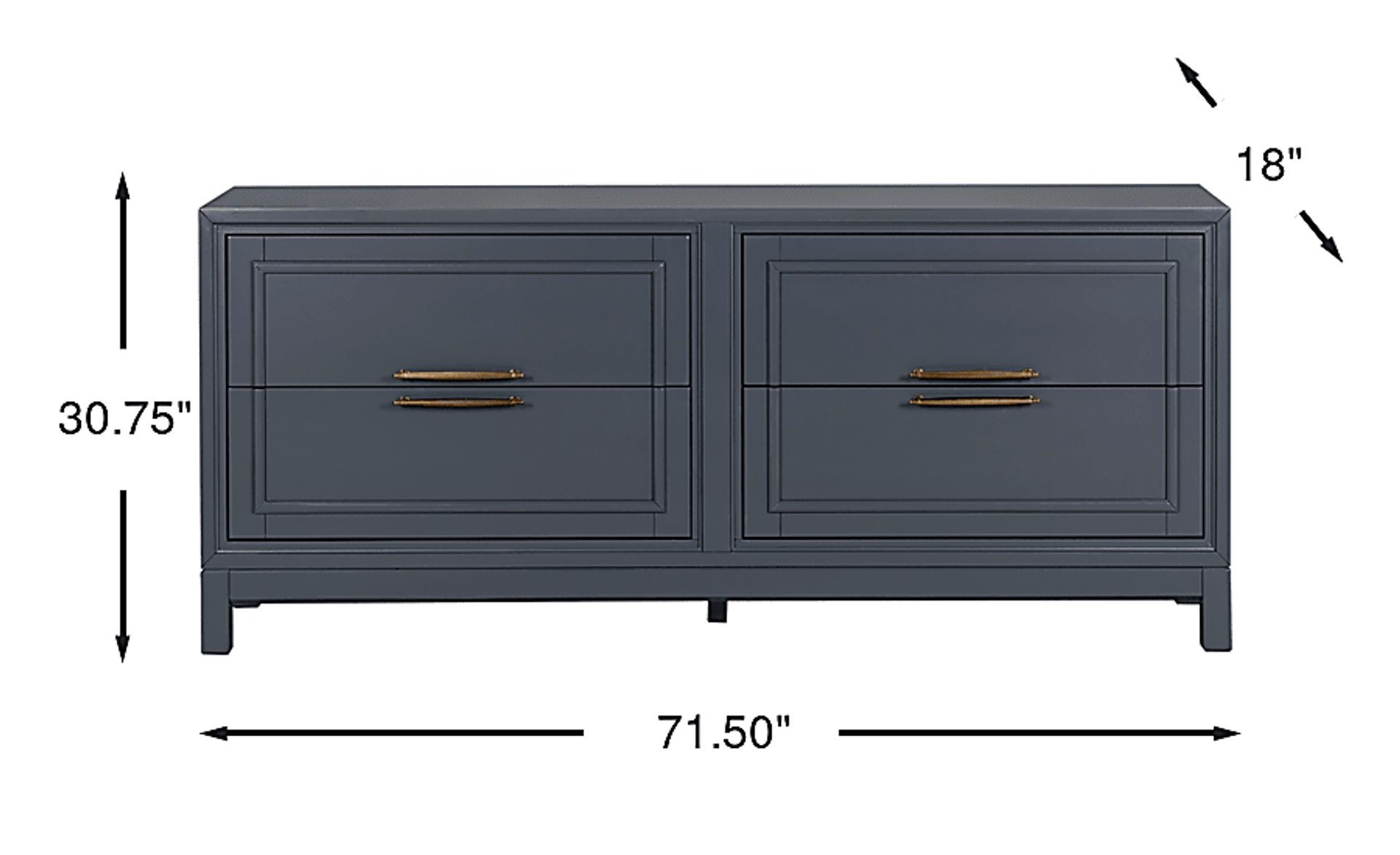 Dimension Image. Please refer to the Dimension Tab on this page for dimension details.