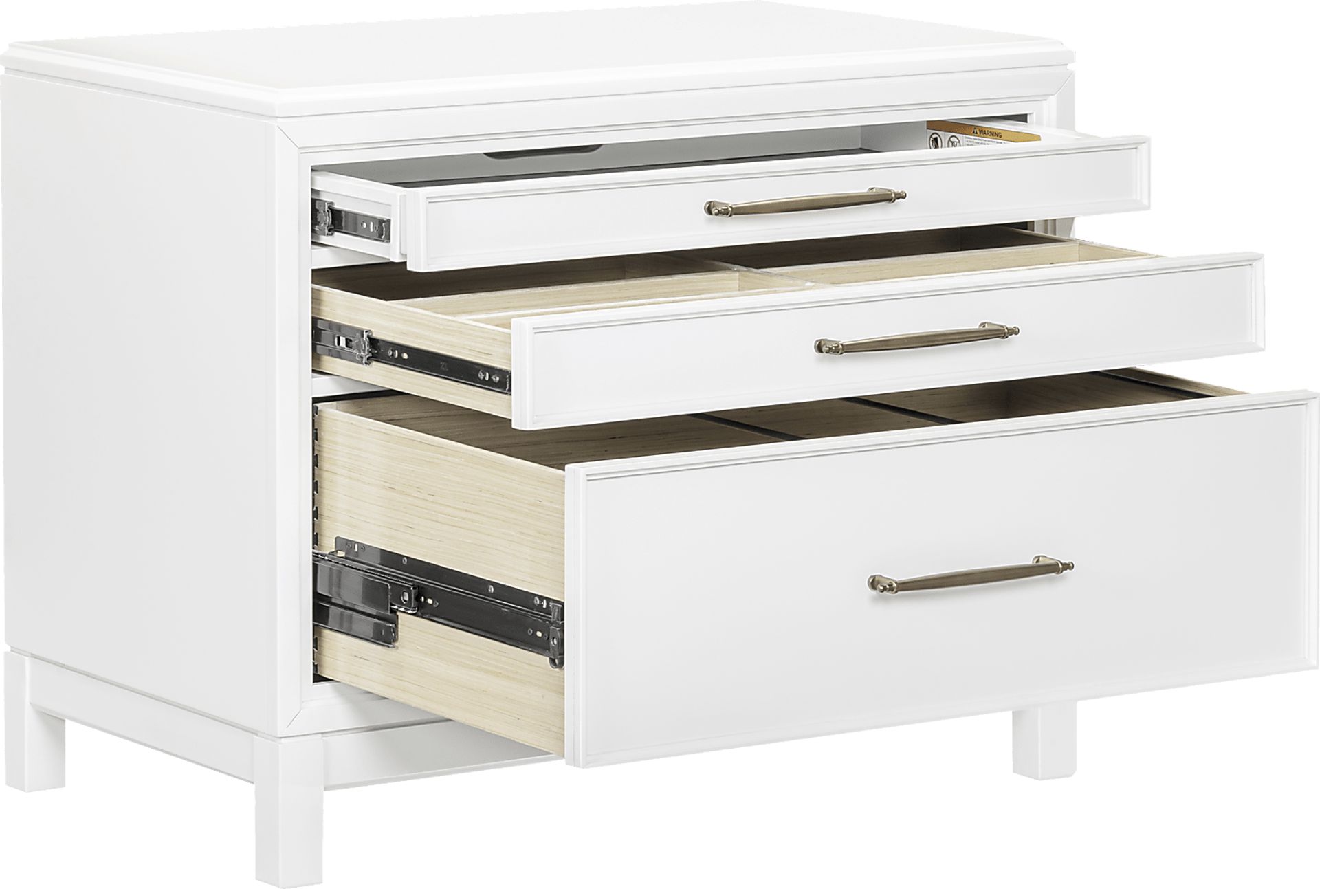Albion White File Cabinet - Image 2