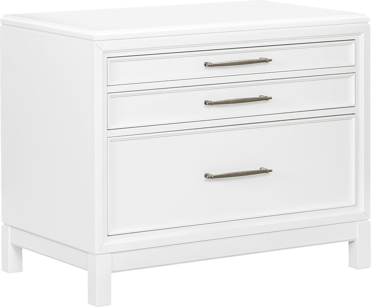 Albion White File Cabinet