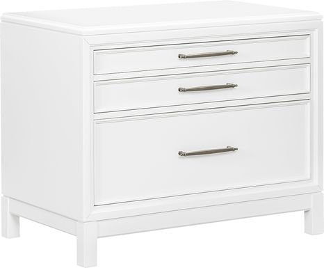 Albion White File Cabinet