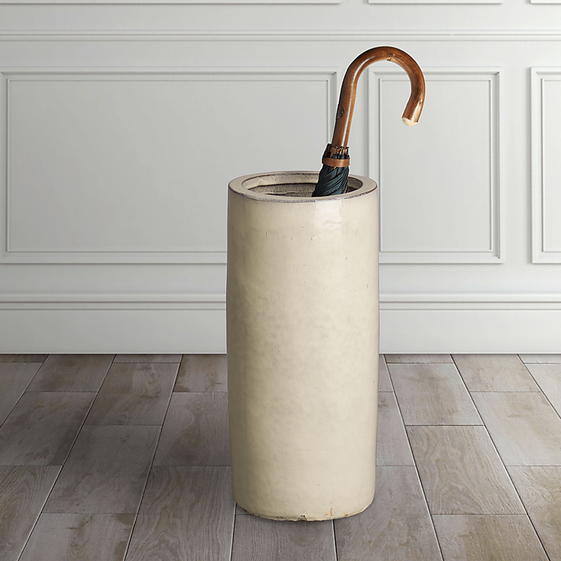 Alborz Cream Umbrella Stand - Image 2