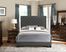 Albritt Dark Gray 3 Pc Full Upholstered Bed