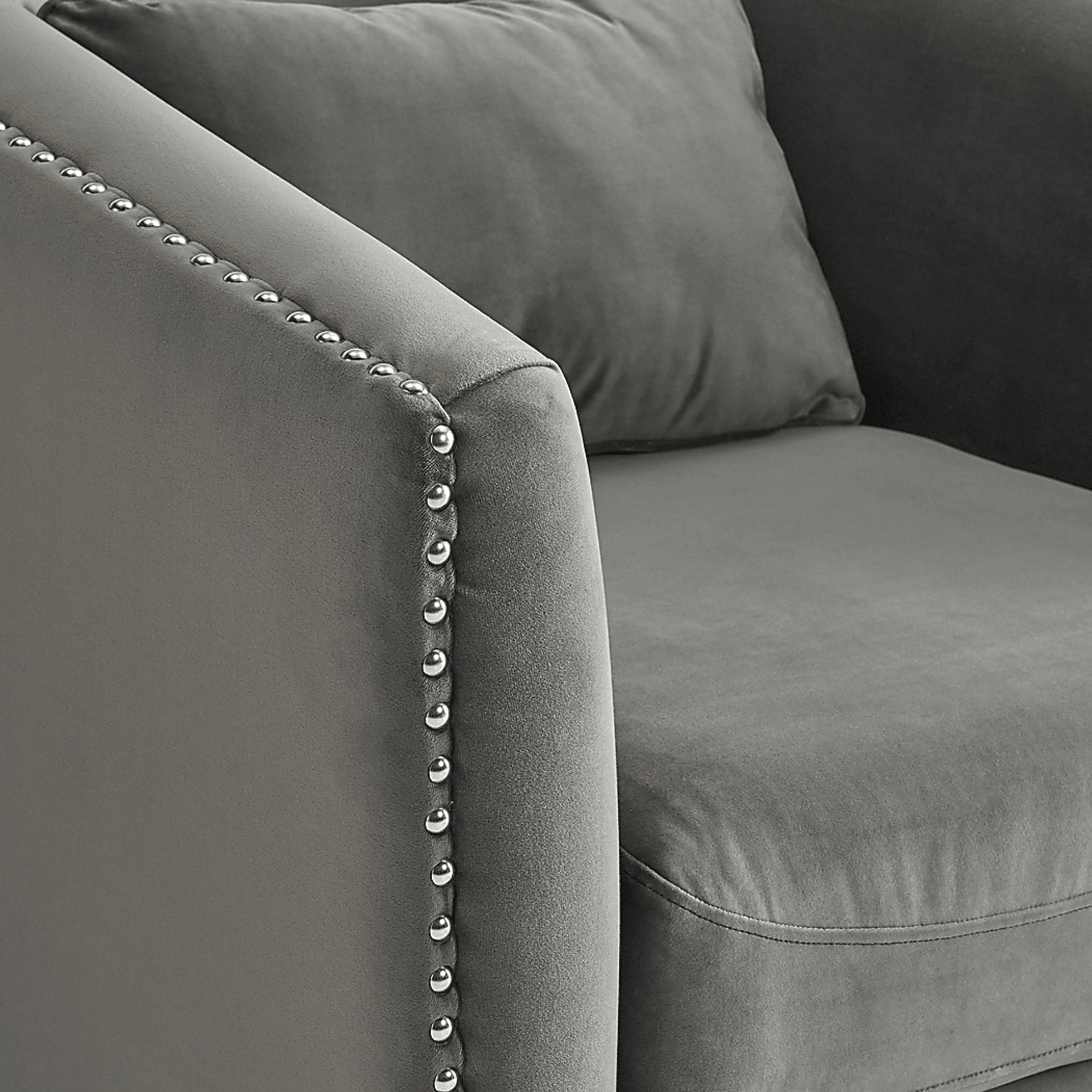 Albury Gray Swivel Chair - Image 4