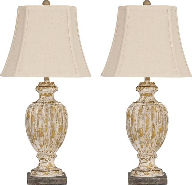 Alcade Lane Beige Lamp, Set of 2 - Thumbnail - Image 1