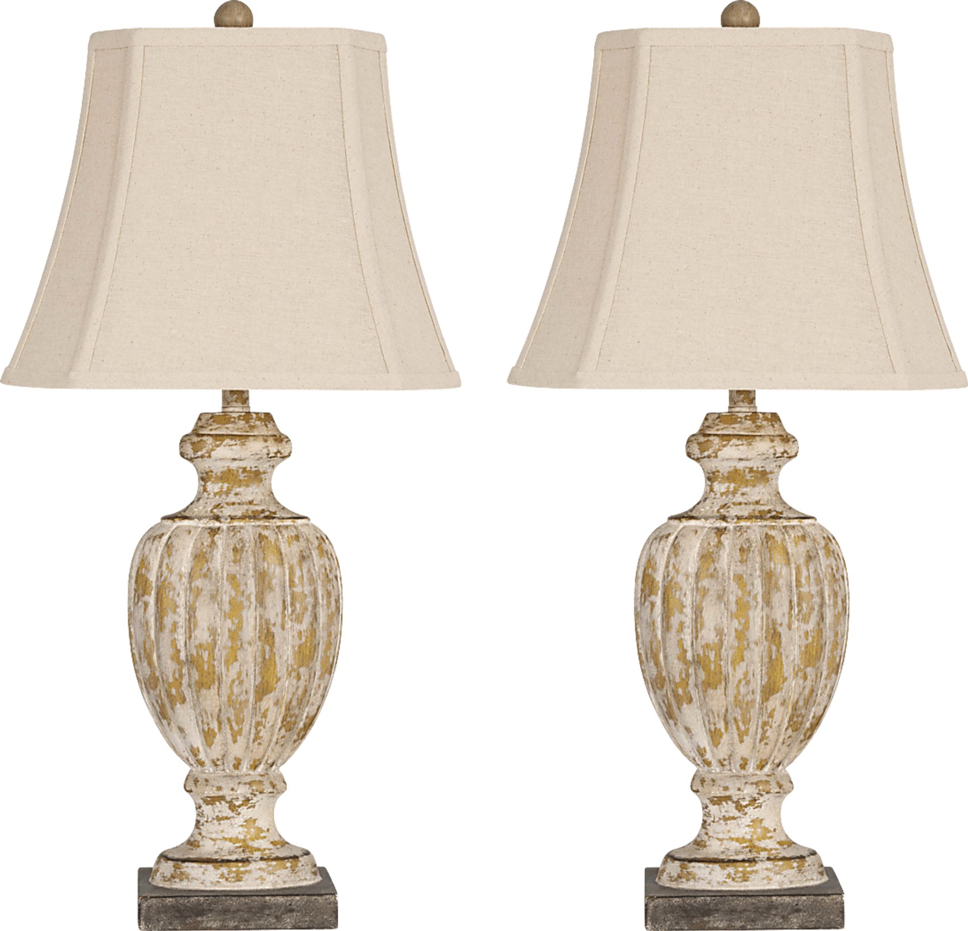Alcade Lane Beige Lamp, Set of 2 - Image 1