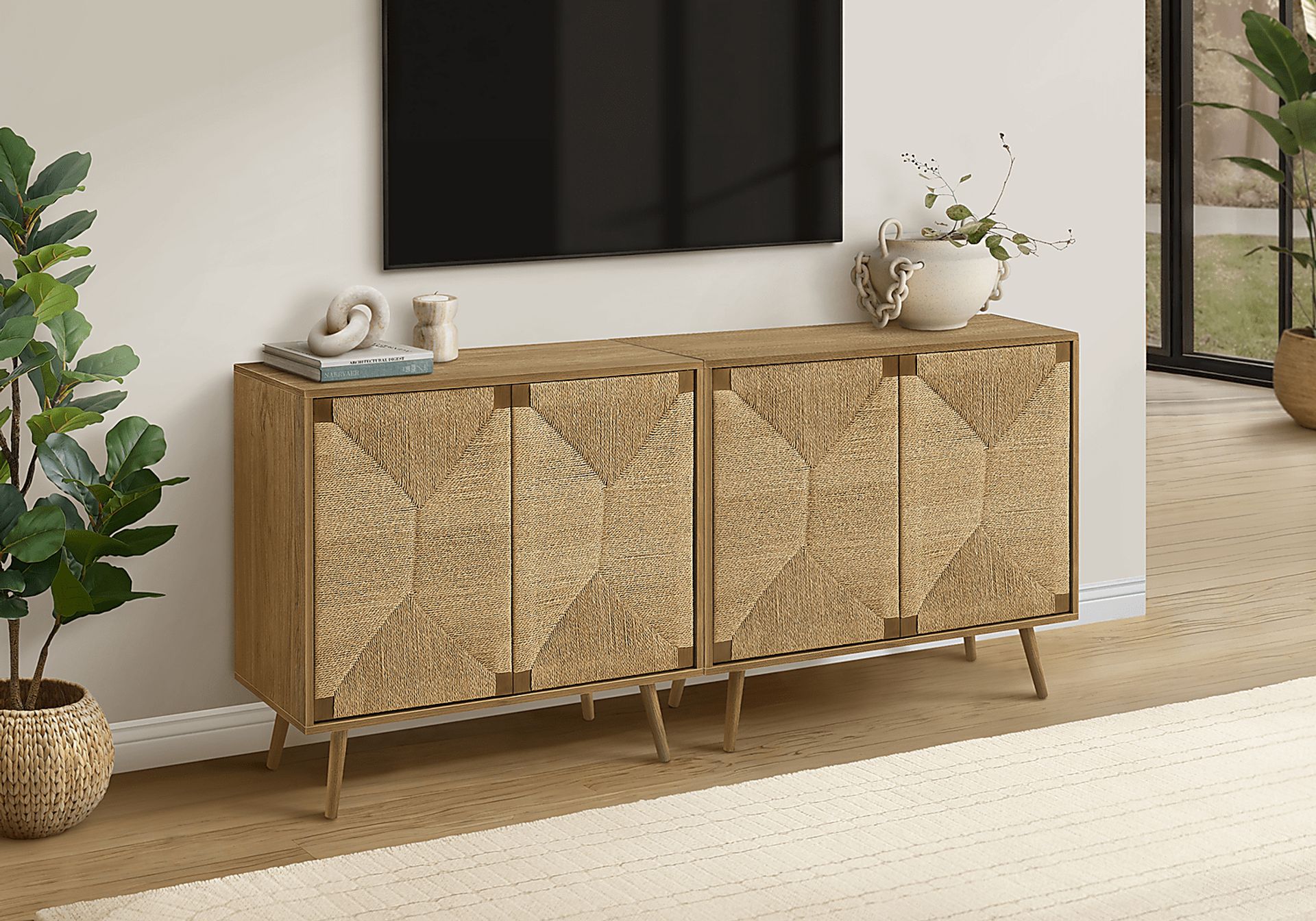 Alcala Brown Accent Cabinet - Image 3