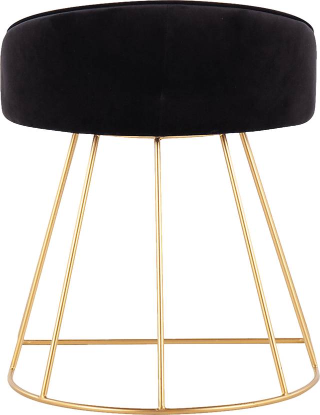 Alcanza Black Vanity Stool - Thumbnail - Image 4