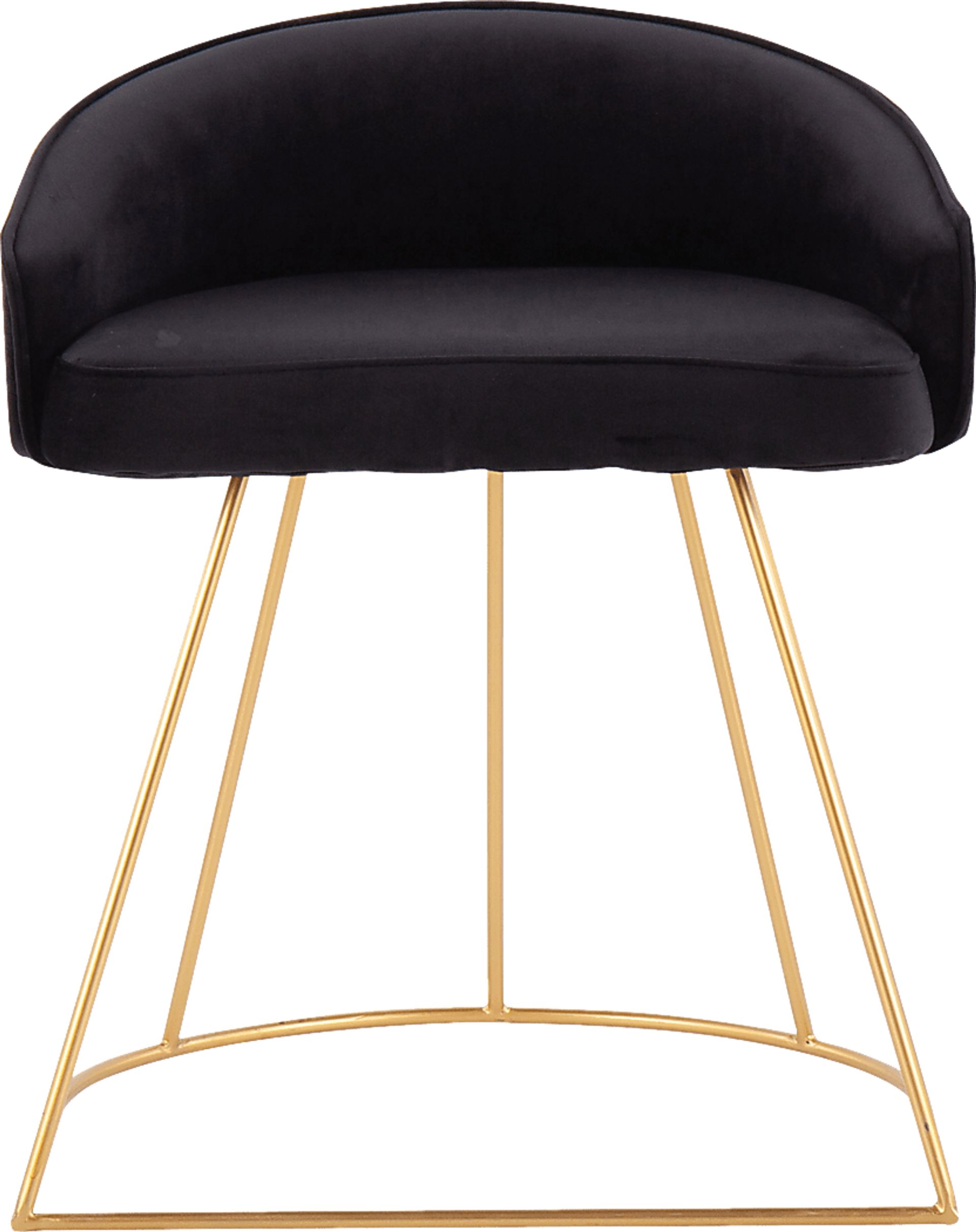 Alcanza Black Vanity Stool - Image 5