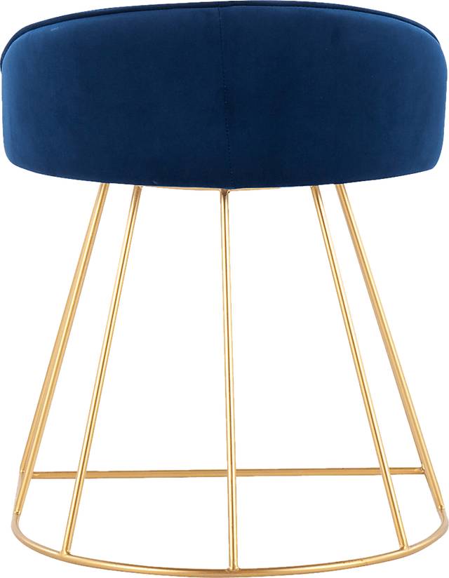Alcanza Blue Vanity Stool - Thumbnail - Image 4