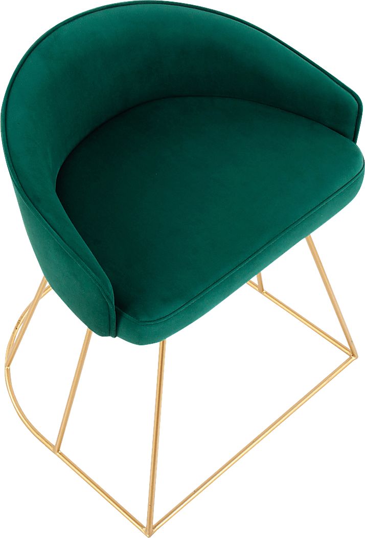 Alcanza Green Vanity Stool - Thumbnail 3