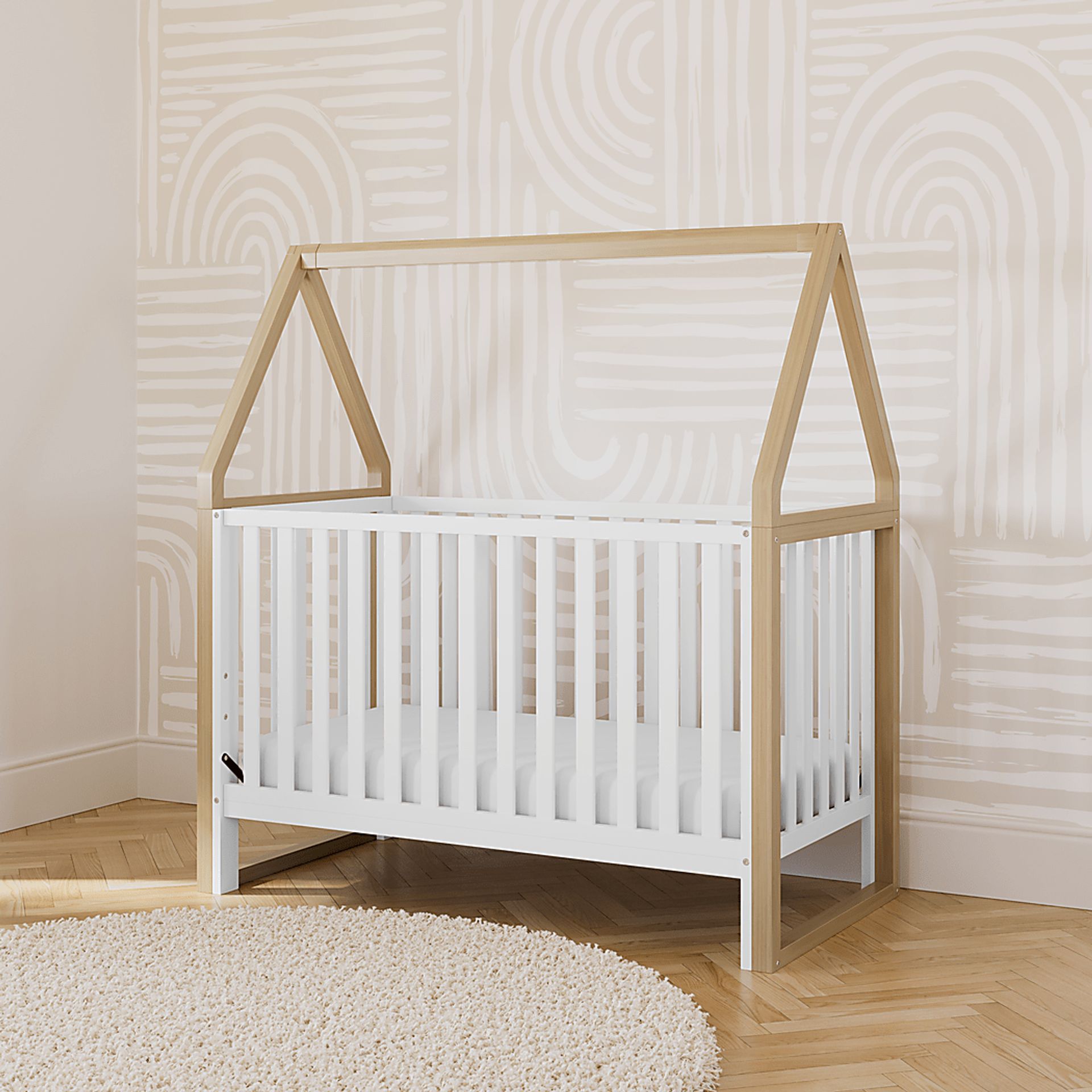 Alcie White Convertible Crib - Image 2