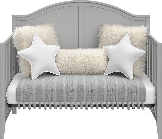 Alcindor Gray Convertible Crib - Thumbnail - Image 5