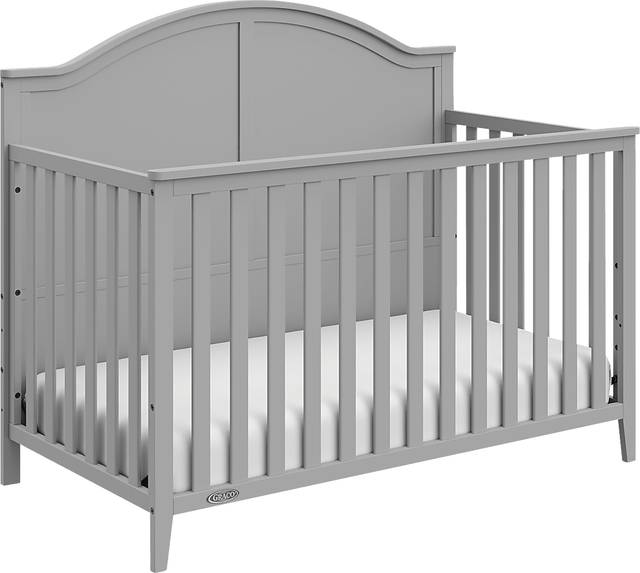 Alcindor Gray Convertible Crib - Thumbnail - Image 1