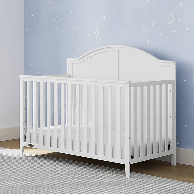 Alcindor White Convertible Crib - Thumbnail - Image 2